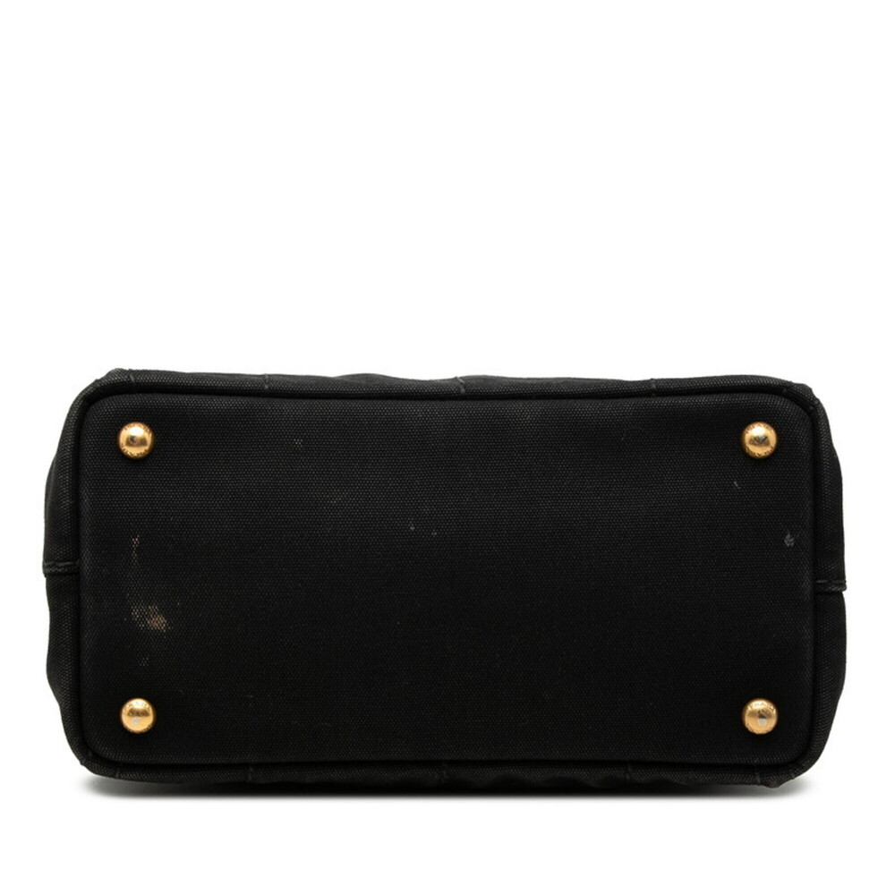 PRADA Black Canvas Shoulder Bag - Picture 3 of 5